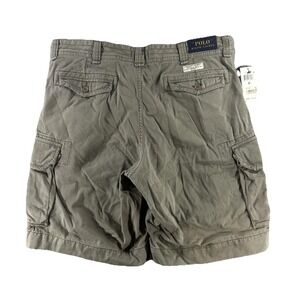 NWT Polo Ralph Lauren Shorts Mens 38 Green Cargo Canvas Classic 11 Inseam Summer